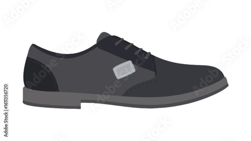 Stylish black leather dress shoes for men fashion footwear formal occasion shoe design and lace up shoes