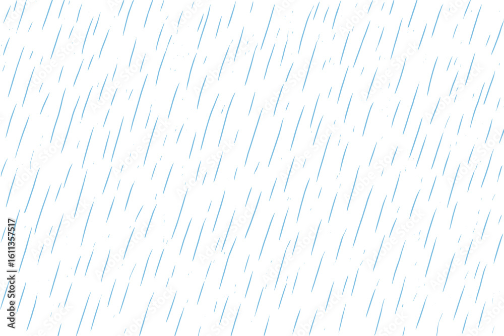 Seamless diagonal blue rain pattern background vector – stylized falling water lines texture, abstract rainfall precipitation, PNG illustration for weather, nature, web and print