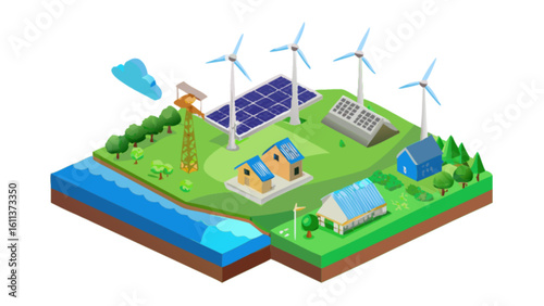 Sustainable living with renewable energy sources wind solar and hydro power for a greener future home plan