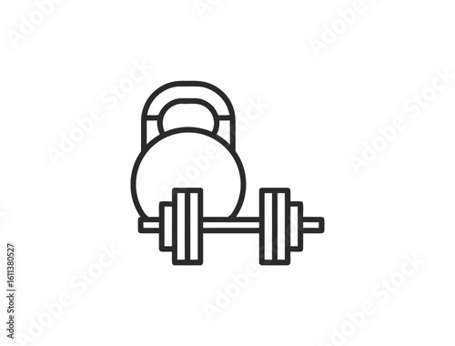 Sport and Fitness set of web icons in line style. Gym and fitness icons for web and mobile app. Healthy lifestyle, exercise, diet, nutrition, weight training, body care, workout.
