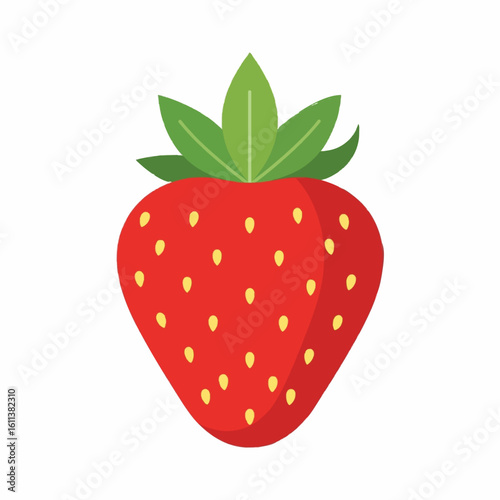 strawberry isolated on white background