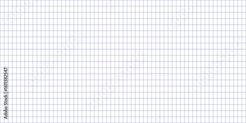 Seamless squared notebook pattern texture, school paper background