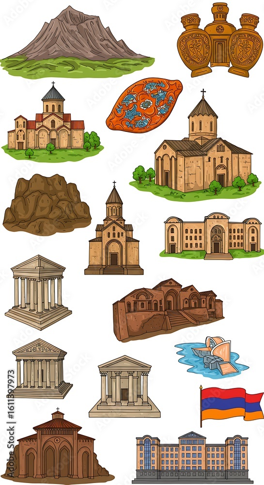 Obraz premium Armenian Architectural Legacy