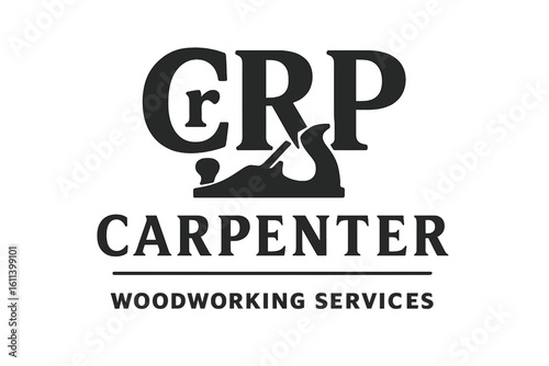 Retro Carpenter Sawmill Logo Vector Template Design for Carpentry Woodworks