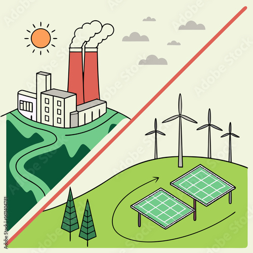 Renewable Versus Nonrenewable Energy Sources: A Comparison of Sustainable and Traditional Power Generation