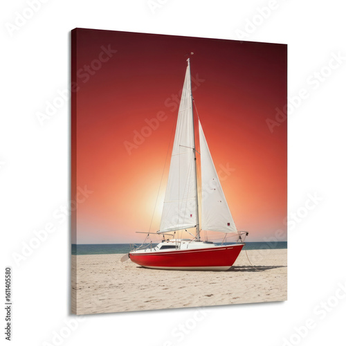 sailboat on the sea
