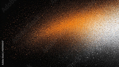 Abstract spray paint art with gradient colors on a dark background effect