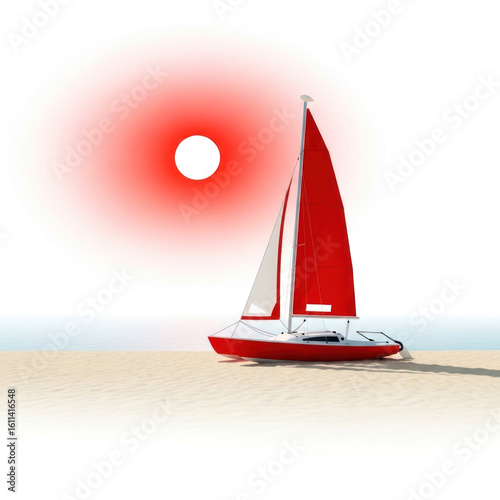sailboat on the sea
