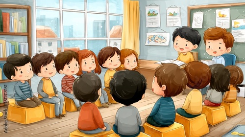 Engaging Children in Colorful Classroom Learning About Diabetes Management