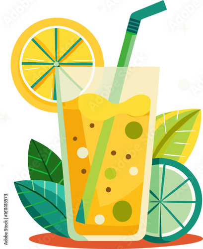 National Lemonade Day refreshing lemonade , don't writing any word 