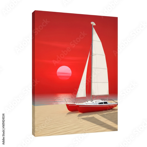 sailboat on the sea