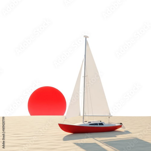 sailboat on the sea