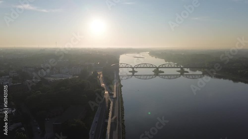 Ernest Malinowski Railway Bridge in Toruń