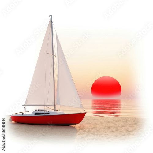 sailboat on the sea
