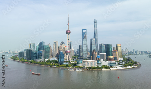 Photography Aerial photo of Daytime view of Shanghai, China