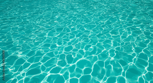 Turquoise water surface with refracted sunlight creating a mesmerizing pattern