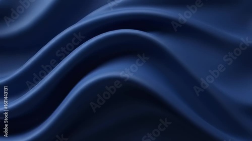 Wallpaper Mural Elegant Blue Fabric Motion Background with Smooth Waves and Soft Texture Torontodigital.ca