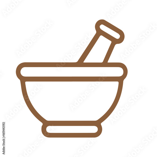 icon mortal and pestle