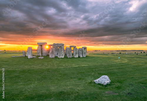 Stonehenge at sunset