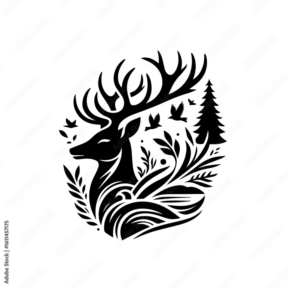 Obraz premium tribal tattoo design