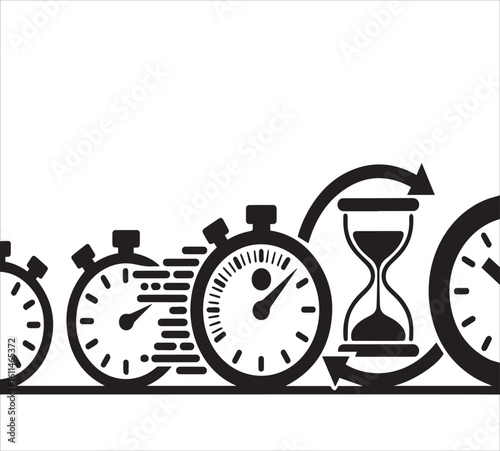 Evolution of timekeeping devices from clocks to hourglasses