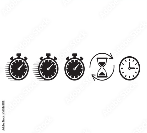 Evolution of timekeeping devices from stopwatches to clocks