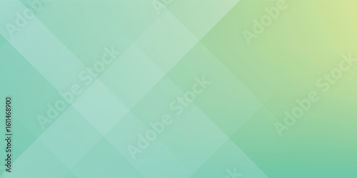 Green vector abstract background with simple geometric shapes