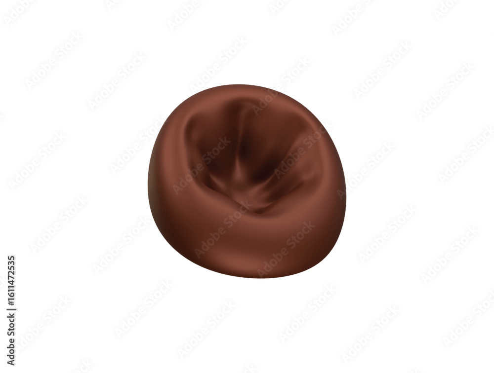 Obraz premium bean bag icon 3d illustration render