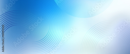 Soft blue abstract background with gradient light effects and circular line elements. Ideal for presentations, technology, or health-themed designs.