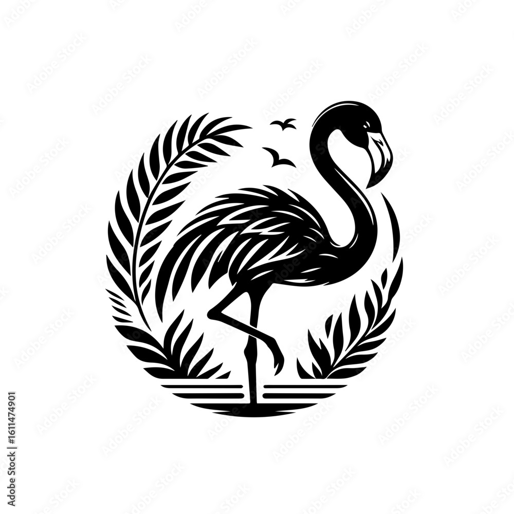 Fototapeta premium swan vector illustration
