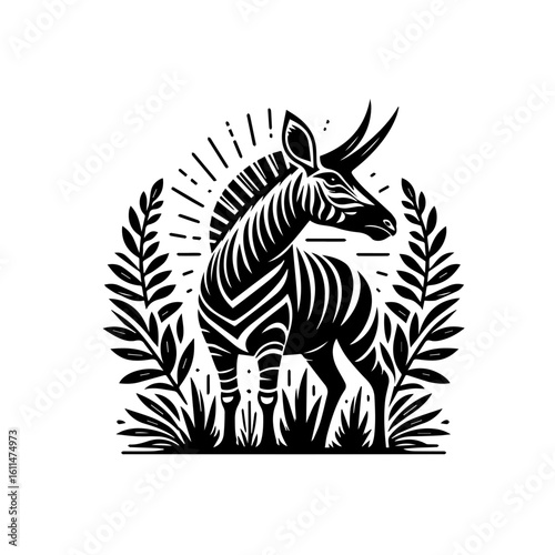 zebra vector illustration