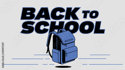 Photos Back to School Backpack Education Return Graphic Design