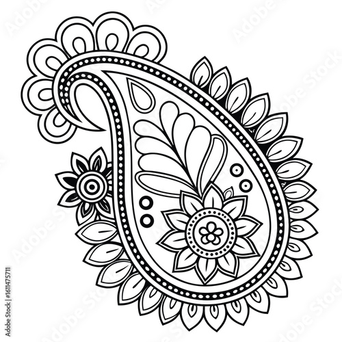 Black Medallion Design