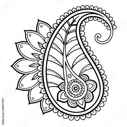 Black Medallion Design