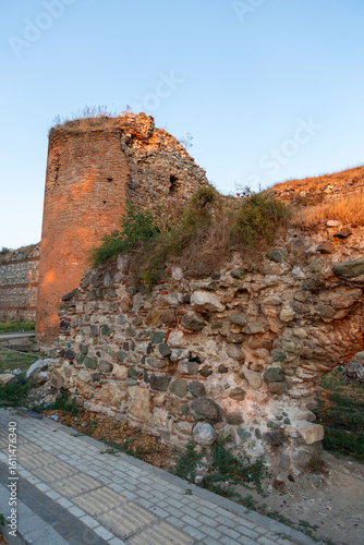 The ancient city walls of N...