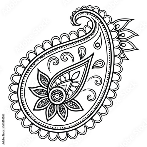 Black Medallion Design