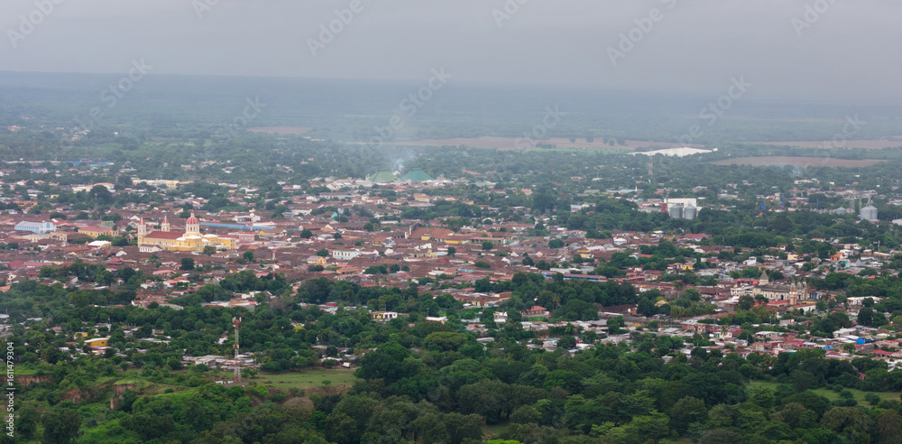 Obraz premium Aerial view of Granada city