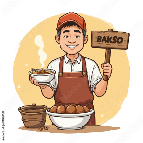 chef holding a plate of food