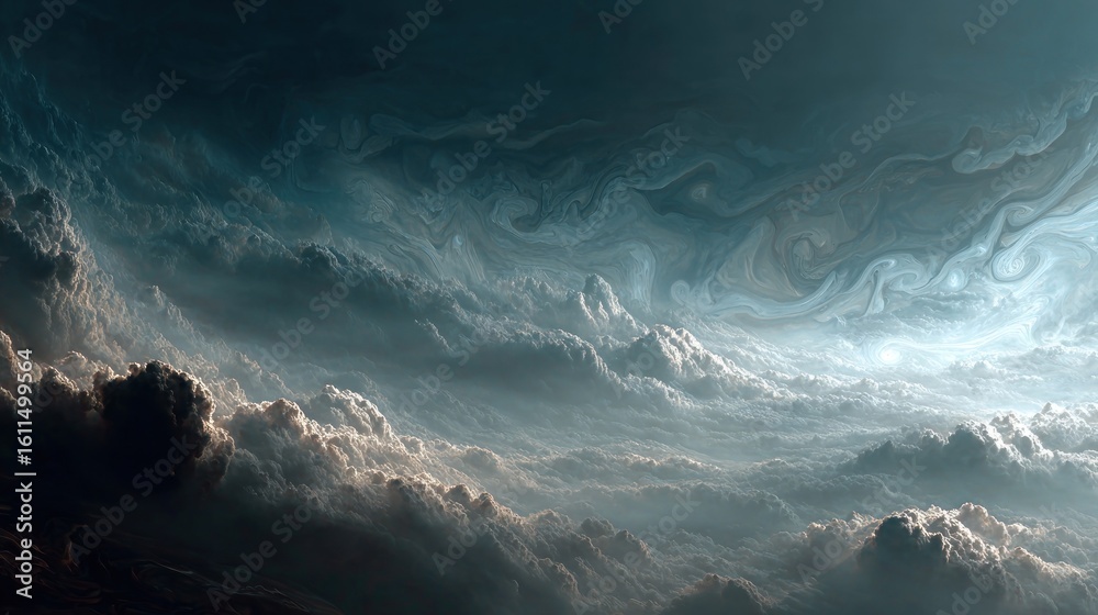 Fototapeta premium Alien Planet Cloudscape