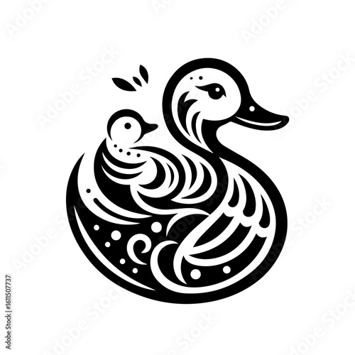 duck with heart