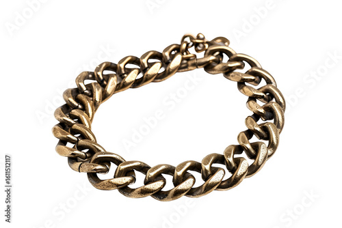 Gold chain bracelet heavy link jewelry fashion accessory