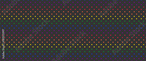 Cross rhombus geometric seamless pattern. Dash diagonal rainbow cross line and dot seamless pattern. Diagonal squares background. Squares grid texture.