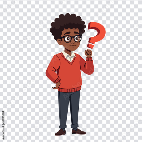 boy with question mark 