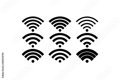 different wifi signal set  .svg