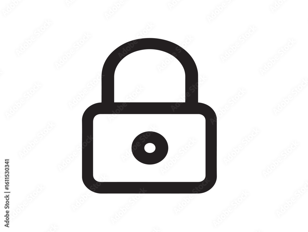 Modern secure connection symbol in clean vector Modern secure connection symbol in clean vector
