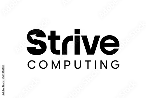 Strive Computing Logo on White Background