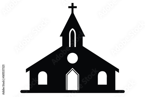 church vector icon