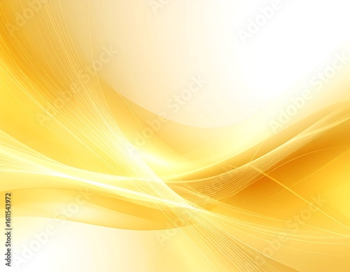 Abstract golden waves background