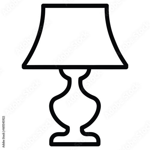  Elegant vintage desk lamp with a classic bell shaped shade and decorative base