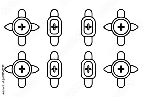 Heparin Locks Line Art Health Professional Training